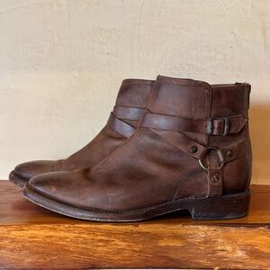 Men's Frye Brown Leather Ankle Boots